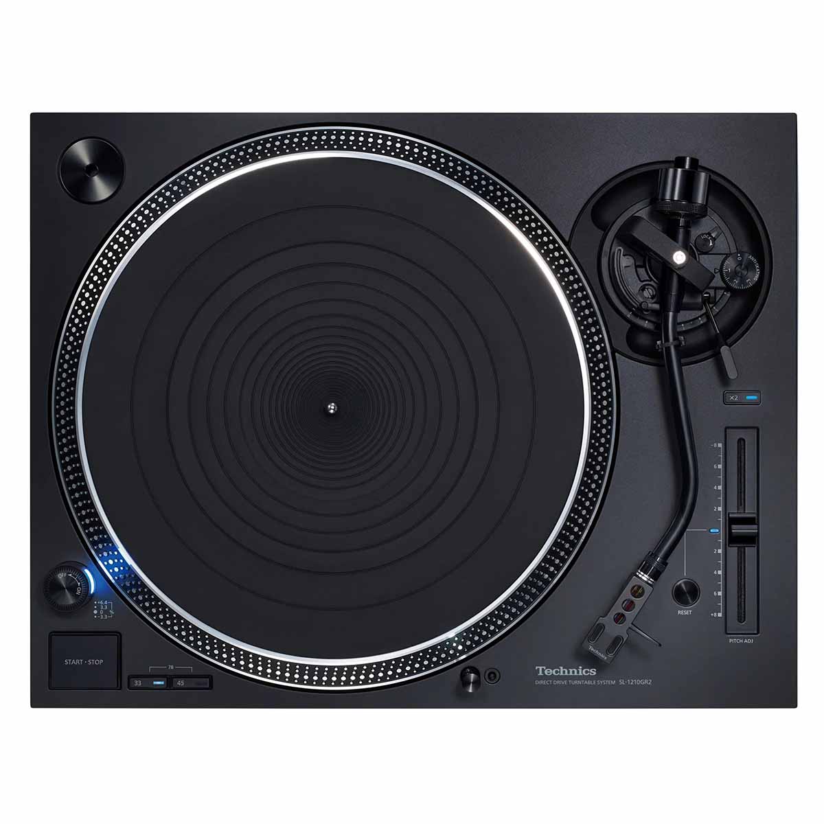 Technics SL-1210GR2 Black Single Rotor Coreless Turntable