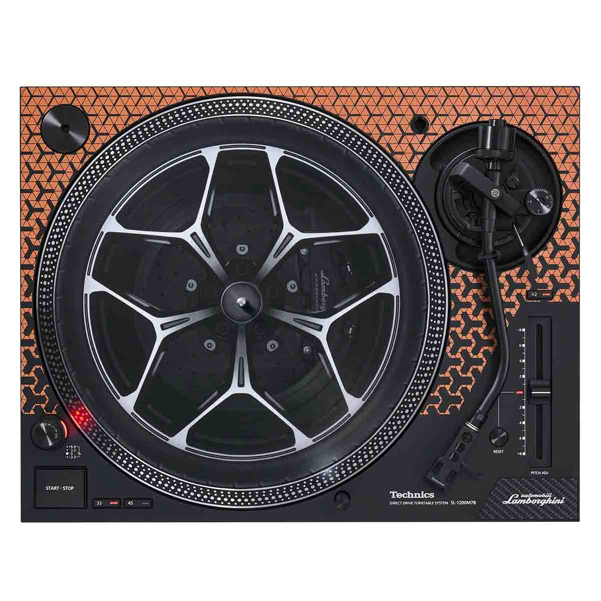 Technics SL-1200M7B Turntable Collaboration w/ Automobili Lamborghini